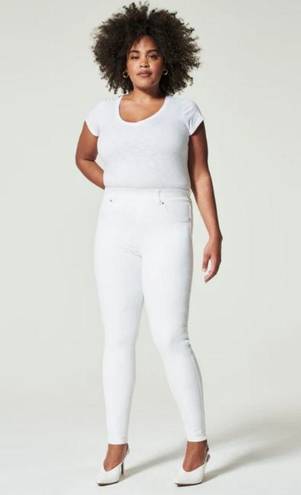 Spanx White Distressed Skinny Jeans