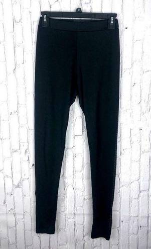 Kardashian Kollection The  black leggings with side detail xs