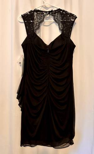 Scarlett Black Formal Dress With Lace