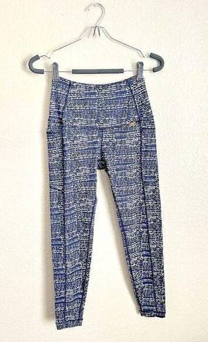 Harper Cleo  Leggings Womens Size Small Seasonless Forte Blue High Waisted Pants