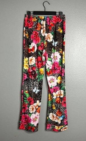 Johnny Was NWT  Sandra Long PJ Set Floral 2 Piece Pajama Set Boho Animal Print XS