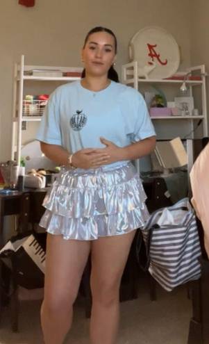 The Moon Day And Metallic Skort