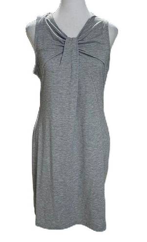 RD Style Heather Gray Sleeveless Knot Front Above the Knee Dress Size Small