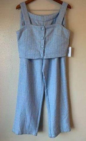 Jason Wu Blue Tweed Set Size 10