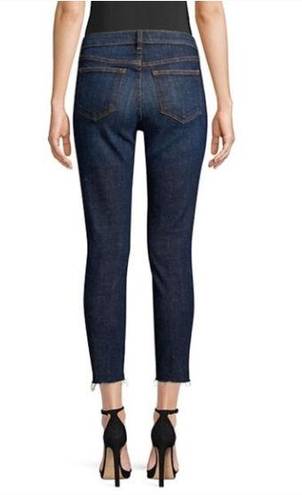 L'AGENCE El Matador Bruno Wash Slim High Rise Raw Hem Blue Jeans Size 25