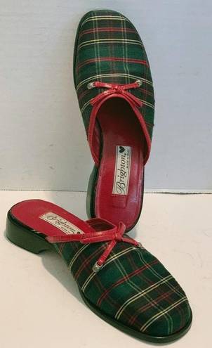 Brighton  HOLLY Plaid Slipper Mule Cushion 7