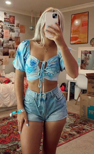 NWT Blue Summer Top