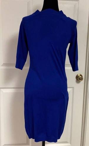 Allison Brittney Blue sweater dress size M