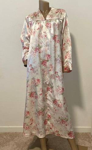 Christian Dior altered  floral housecoat pajama nightgown TLS1 7056