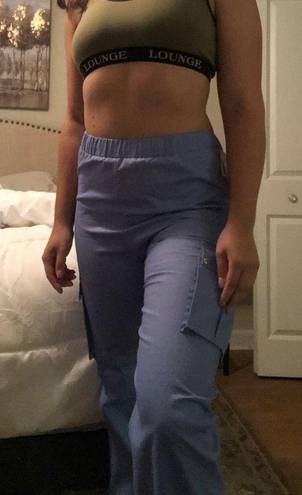 Pretty Little Thing  Baby Blue Cargo Pants