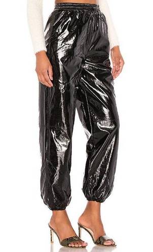 LPA  Kendra Patent Leather Jogger Pants