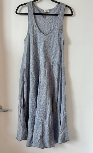 CP Shades  Bree Dress in Chambray 100% Linen Size M LIKE NEW