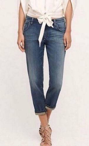 Pilcro and the Letterpress Anthropologie  Boyfriend Crop Ankle Raw Hem Size 26