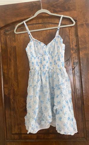 Hollister Blue Floral Dress