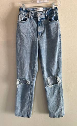 Abercrombie & Fitch  curve love 90s straight leg jeans 