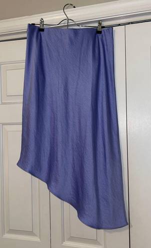 Candie's Purple Asymmetric Midi Skirt