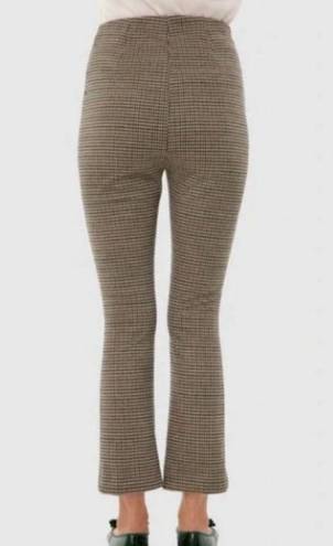 Tuckernuck  - Ashford High Rise Cropped Kick Hem Houndstooth Pants Business Career