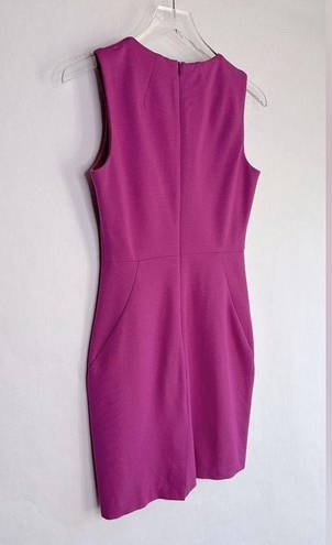 Trina Turk  Cerritos Fuchsia Purple Pink Fitted Sheath Dress Size 2