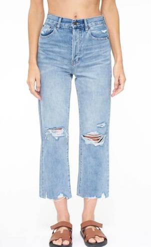 Pistola Cassie Super High Rise Straight Crop Jeans