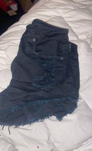 American Eagle Black Ripped  Shorts