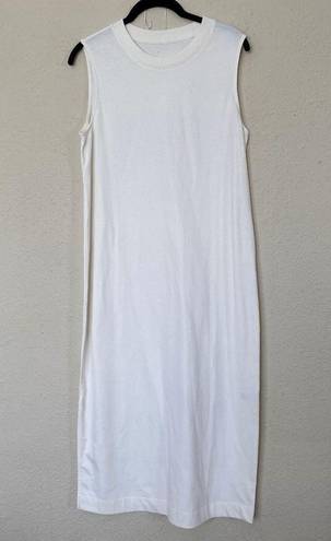 Everlane  The Organic Cotton Weekend Tank Dress Canvas Women white midi size S