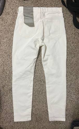 Everlane White High-Rise Skinny Jeans