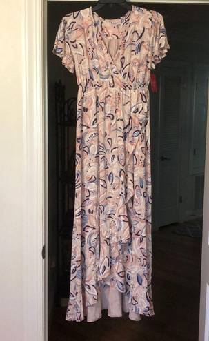 Isabel Maternity 𝅺 Patterned Maxi Dress Size XS NWT