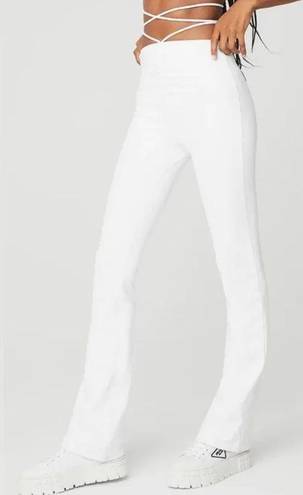 Alo Yoga Arroyo Flare Yoga Pants White 25 76 Off Retail