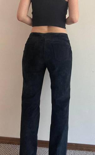 Etcetera Black Suede Pants Size 6