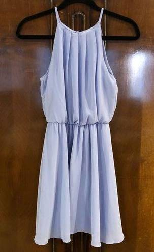 Lush Clothing Lush Periwinkle Blue High Neck Dress size XS