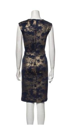 Philosophy  di Lorenzo Serafini Blue Gold Gorgeous Dress Sz M