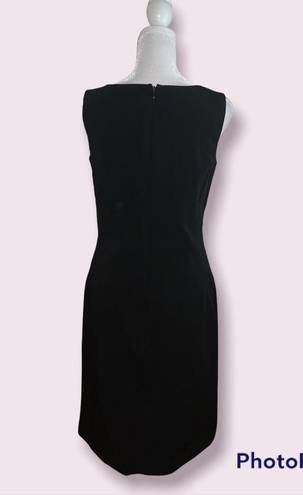 Isaac Mizrahi  For Target Black Midi Length Pencil Dress Size 8