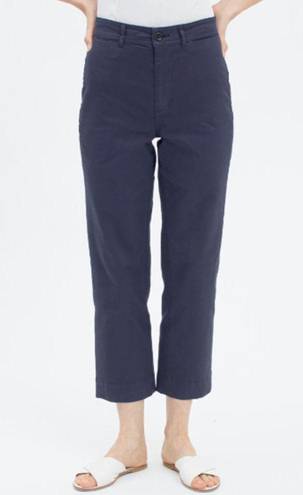 Everlane NWT  The Lightweight Straight Leg Crop Pant in Washed Black