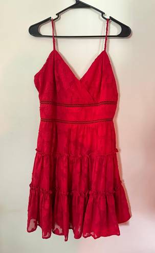 Trixxi Red Cutout Dress