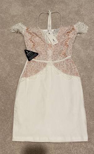 Rare London White Lace Bodycon