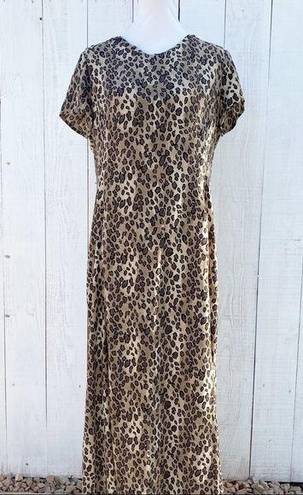 Emma James Long Maxi dress Leopard animal print by  Size 12