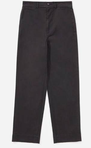 Everlane NWT  The Lightweight Straight Leg Crop Pant in Washed Black