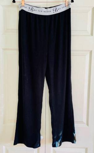 Ted Baker  Black Ribbed Loungewear Trousers Pants US4 UK8 EUR36 NWT