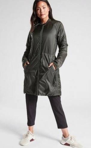 Athleta  Summit Insulated Parka Coat Jacket Mountain Olive Green