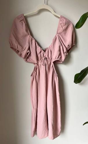 Love Tree Pink Cutout Dress