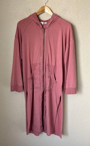 Young Fabulous and Broke YFB pink Fleece Duster Jacket 