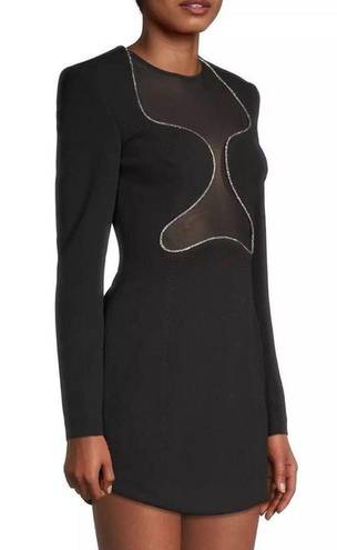 Misha Collection NWT  Hestia Embellished Minidress Black Size US 8