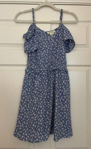 Jessica Simpson  Blue Cold Shoulder Dress Size S Gently Worn