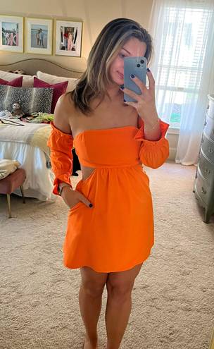 Orange Dress Size M