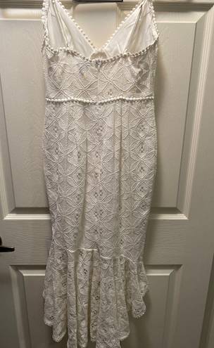 Angel Biba White Lacy Dress