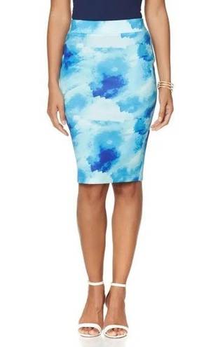 Jay Godfrey Jay by  XL watercolor‎ pencil skirt