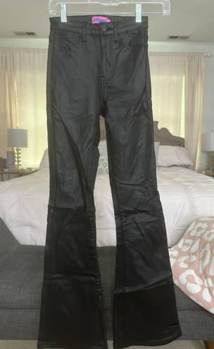 Edikted Black Leather Pants
