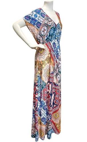 One World  L Maxi Multicolor Full Length Dress