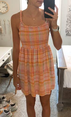 American Eagle Plaid Sun Dress