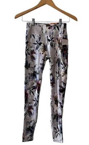 Gottex  Double Pocket High Waist Flex Compression Floral Leggings Size Small